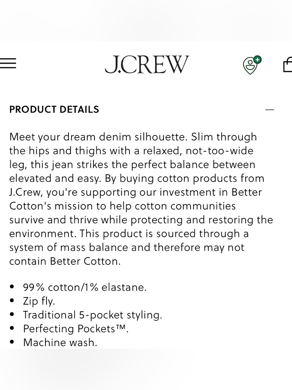 J. Crew Slim Wide Leg Jeans size 30T - Picture 12 of 12